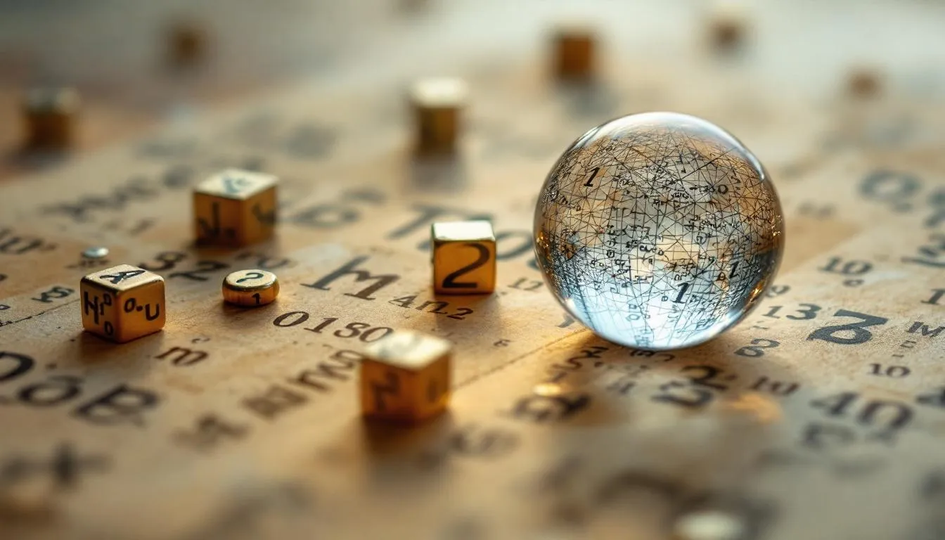 Editorial photograph representing the concept of abstract algebra