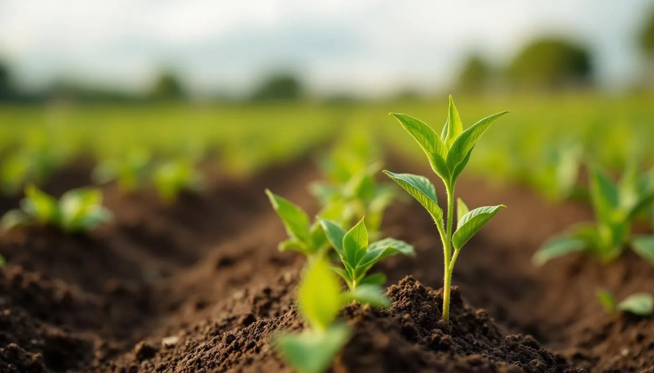 Editorial photograph representing the concept of agronomy