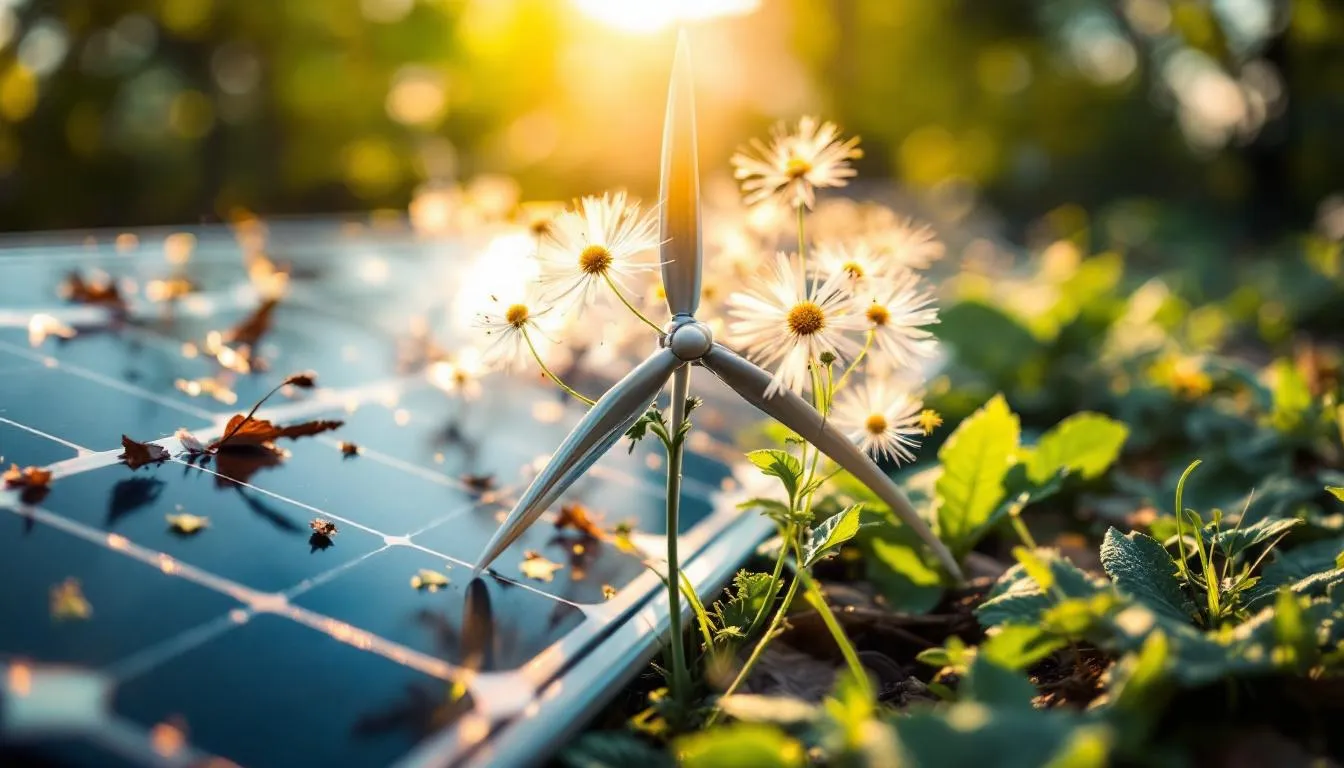Editorial photograph representing the concept of alternative energy