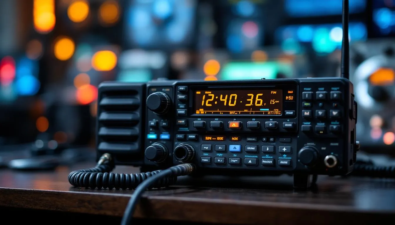 Editorial photograph representing the concept of amateur radio