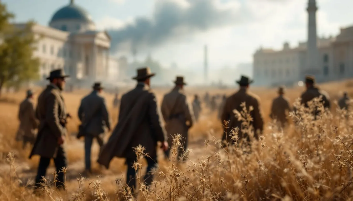 Editorial photograph representing the concept of american history