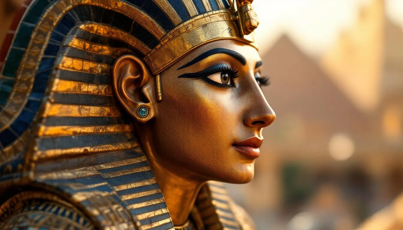 Editorial photograph representing the concept of ancient egyptian history