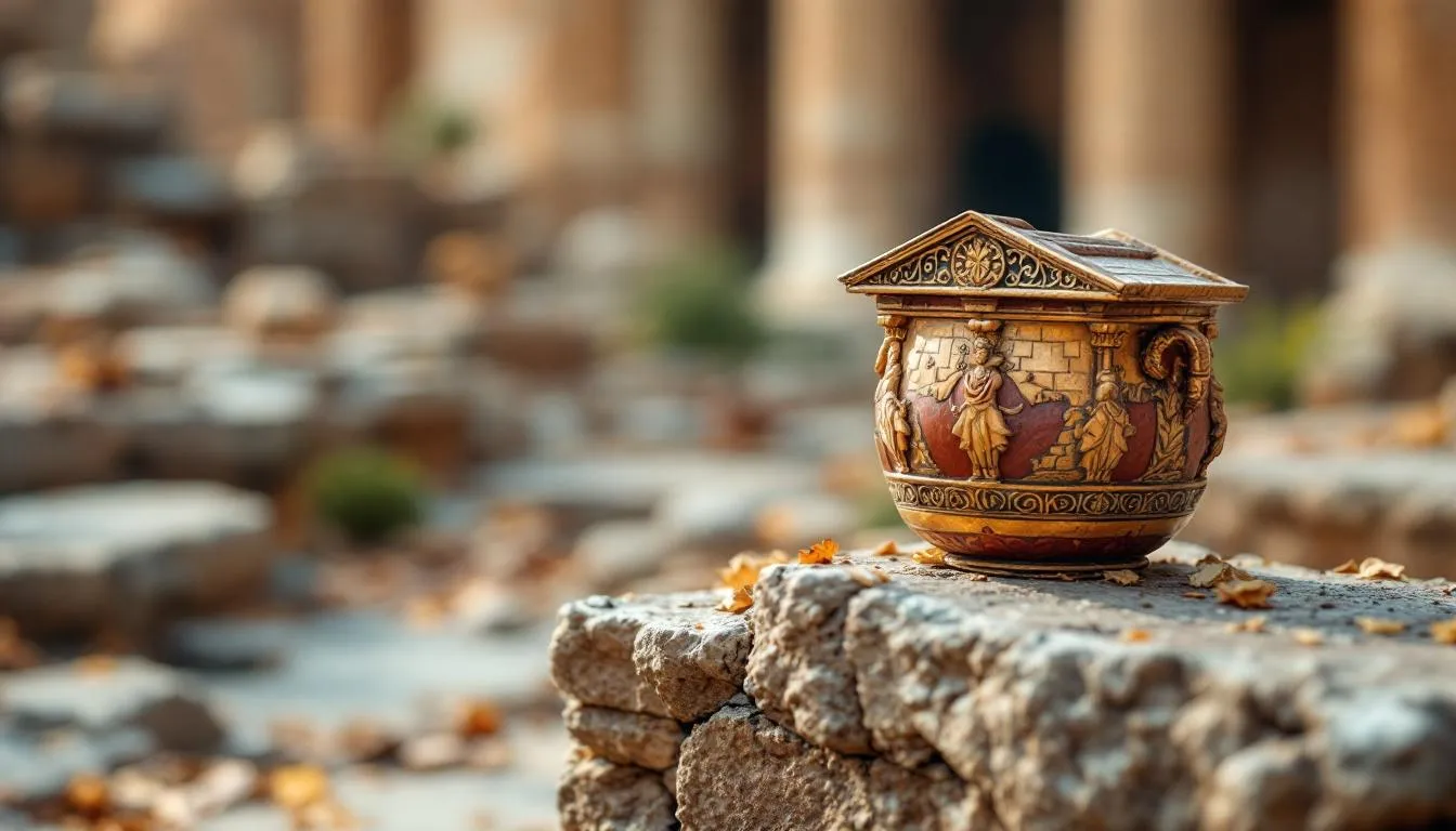 Editorial photograph representing the concept of ancient roman history