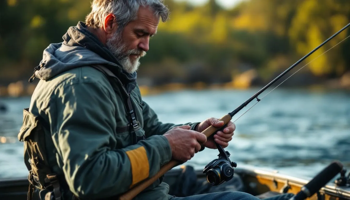 Editorial photograph representing the concept of angling