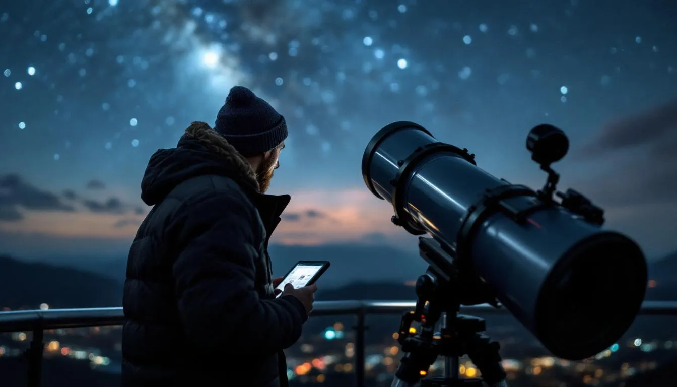 Editorial photograph representing the concept of astronomy