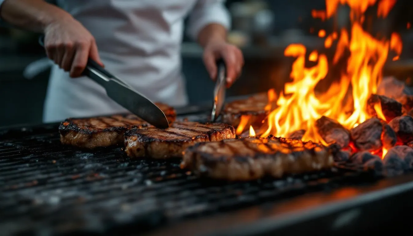Editorial photograph representing the concept of barbecuing