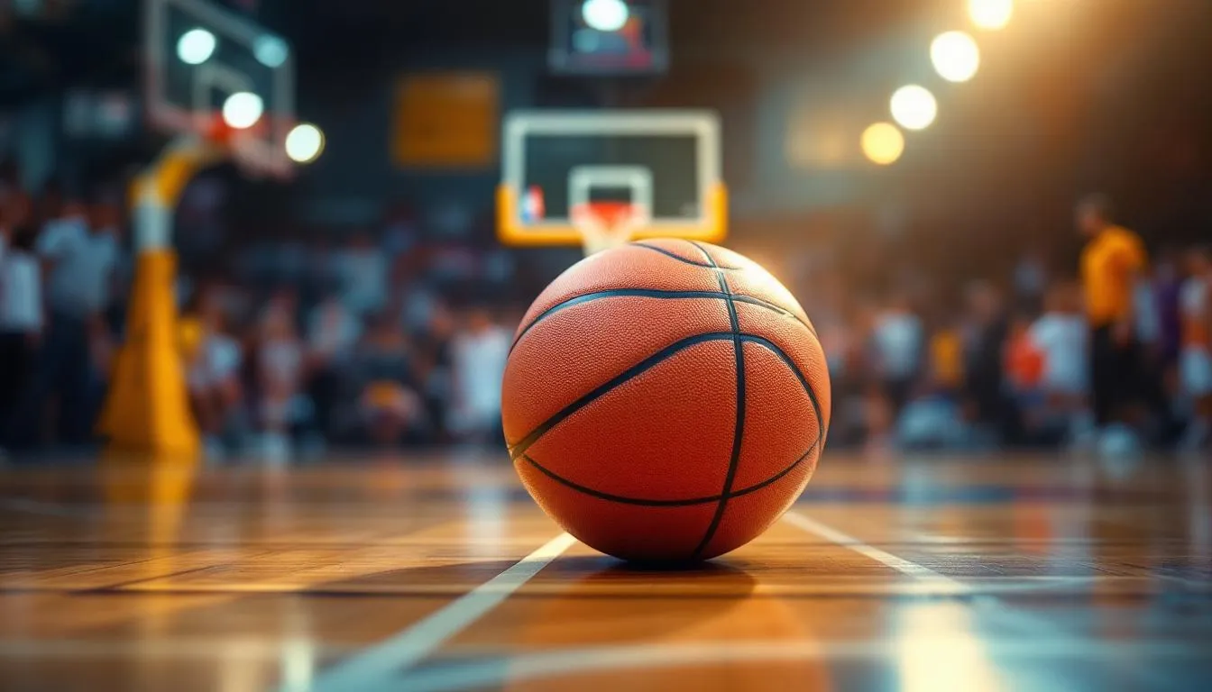 Editorial photograph representing the concept of basketball