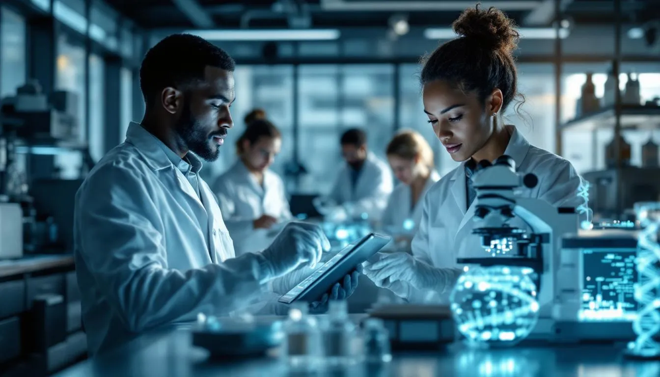 Editorial photograph representing the concept of biotechnology