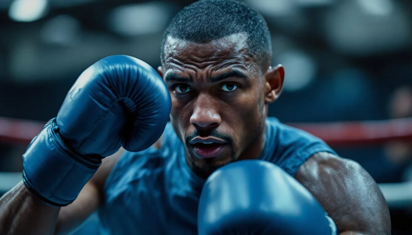 Editorial photograph representing the concept of boxing