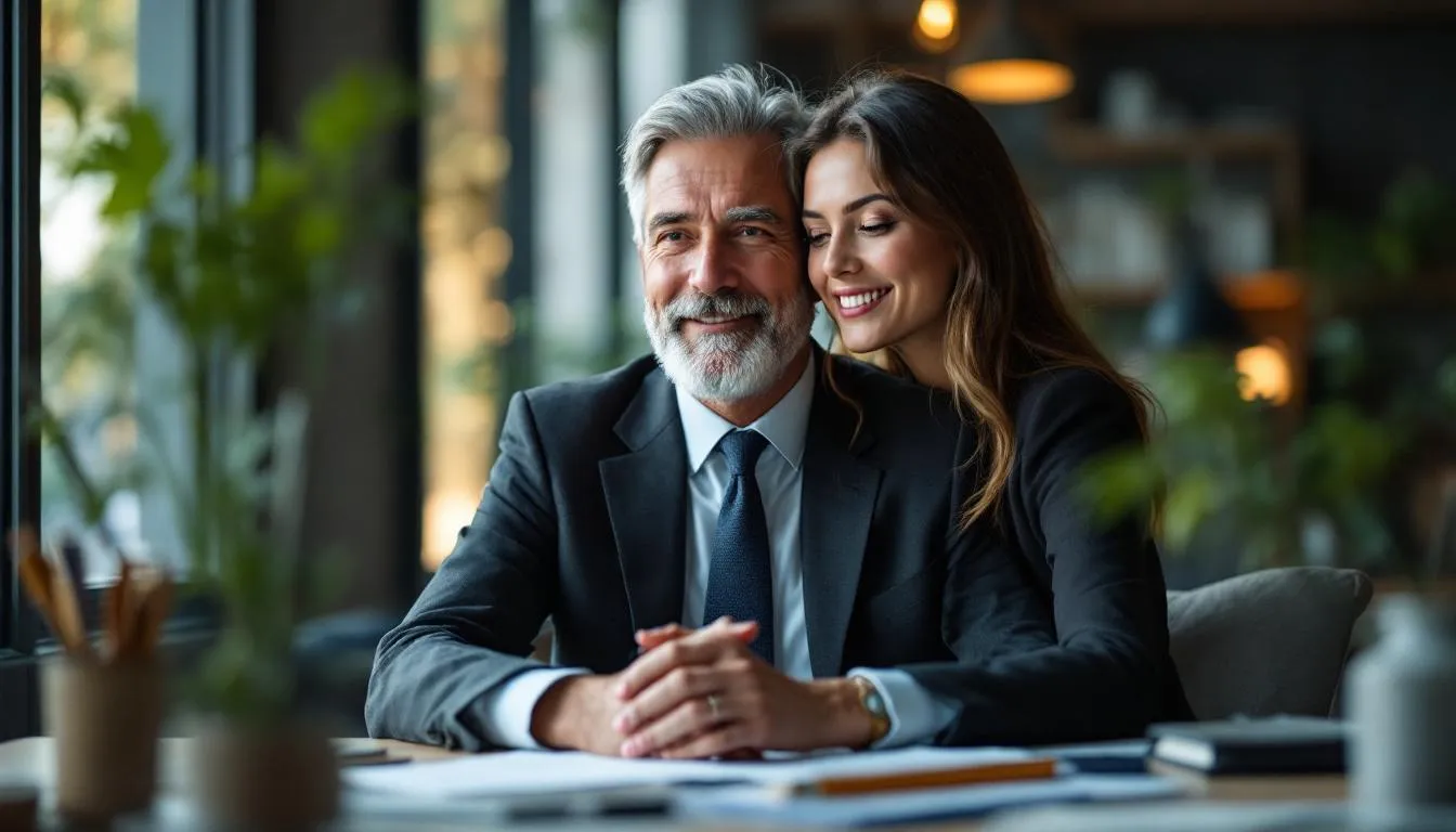Editorial photograph representing the concept of business administration