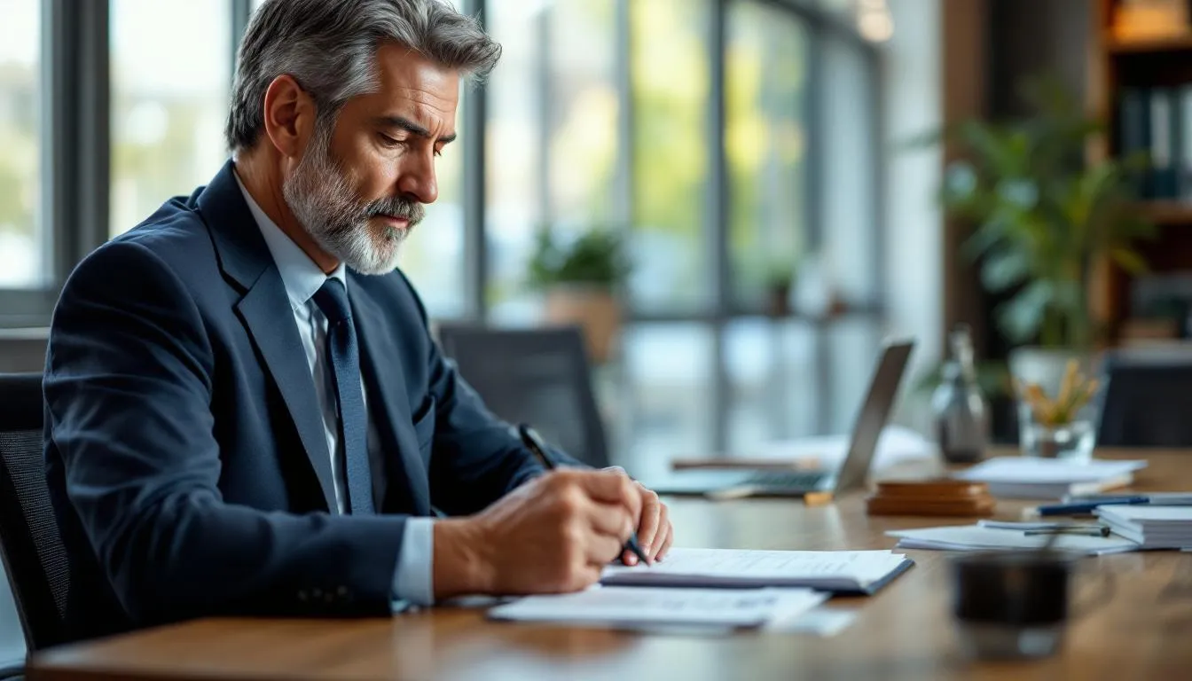 Editorial photograph representing the concept of business law