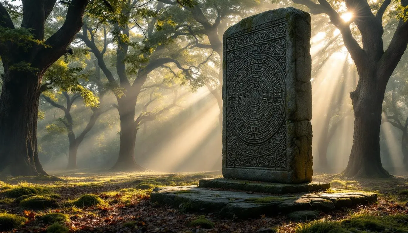 Editorial photograph representing the concept of celtic mythology
