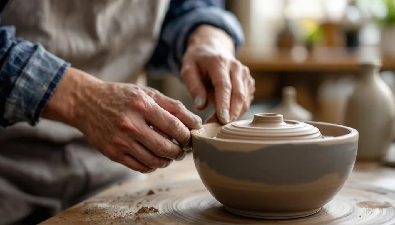 Editorial photograph representing the concept of ceramics