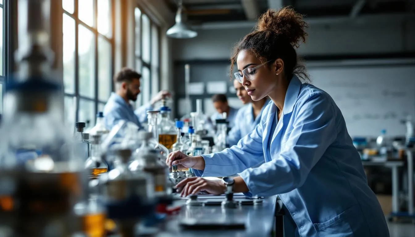 Editorial photograph representing the concept of chemical engineering