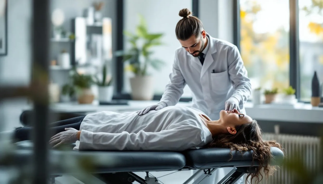 Editorial photograph representing the concept of chiropractic