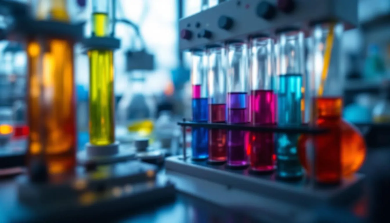 Editorial photograph representing the concept of chromatography