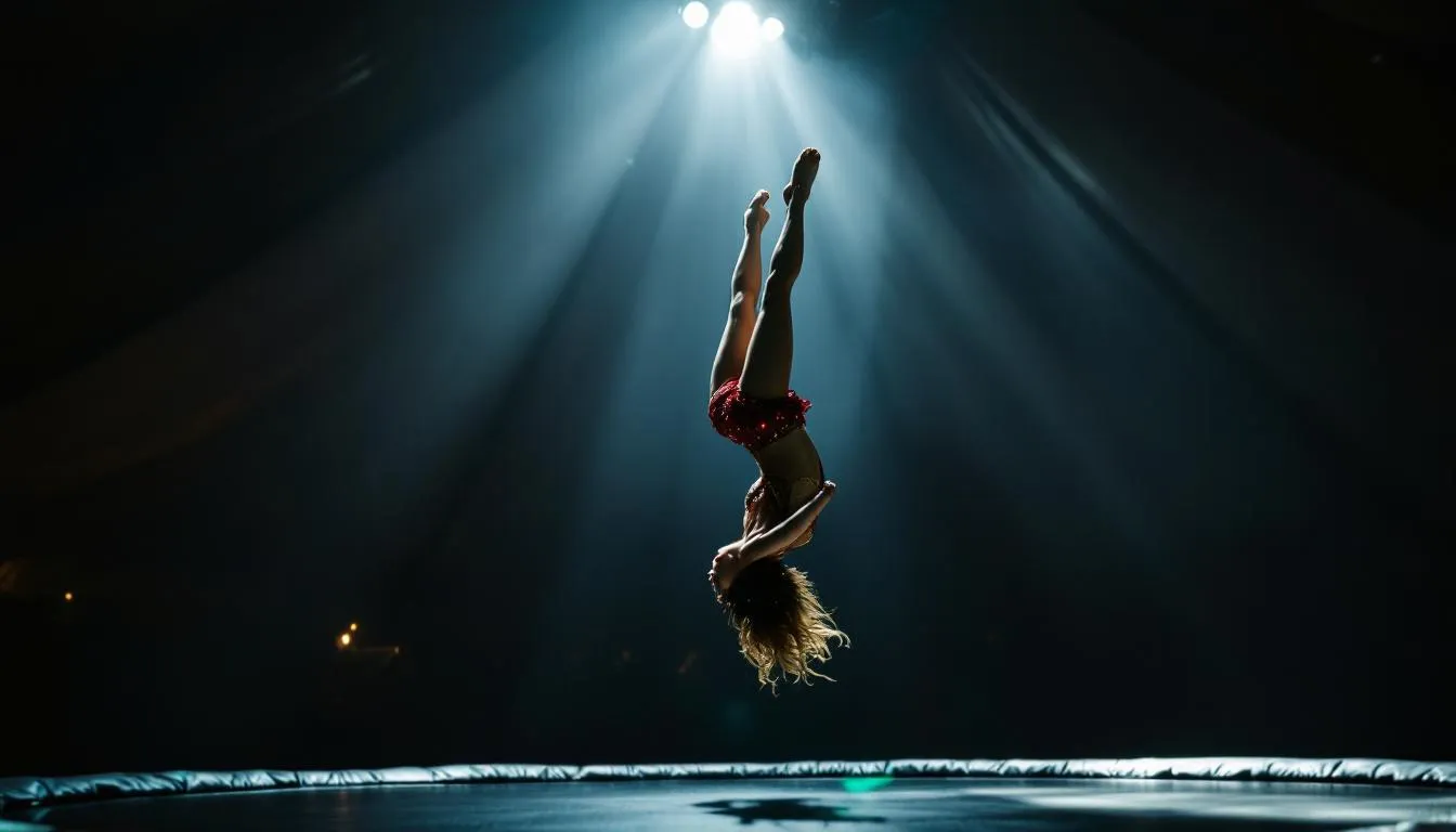 Editorial photograph representing the concept of circus arts