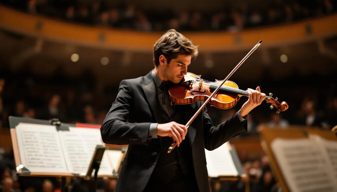 Editorial photograph representing the concept of classical music