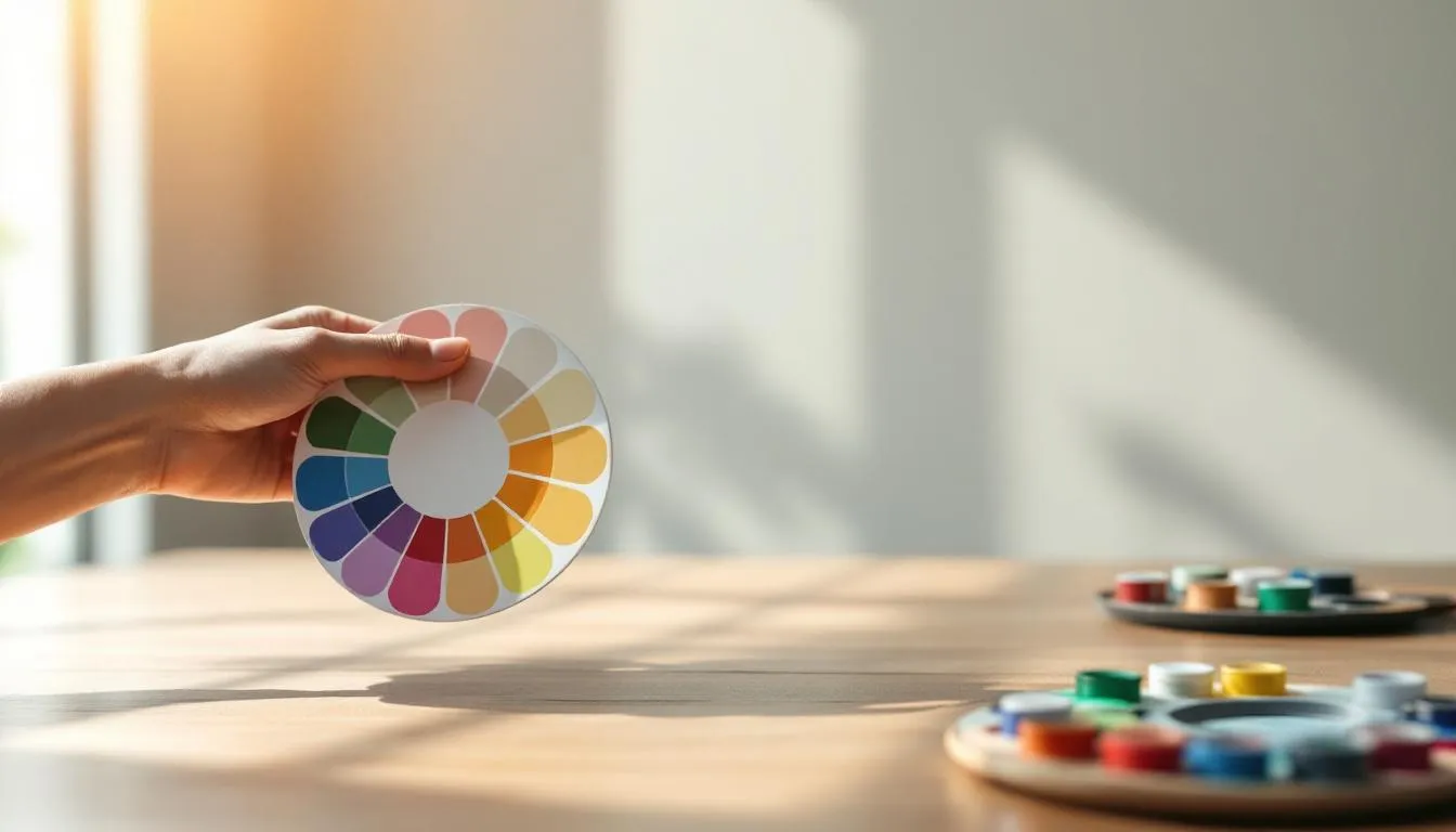 Editorial photograph representing the concept of color theory
