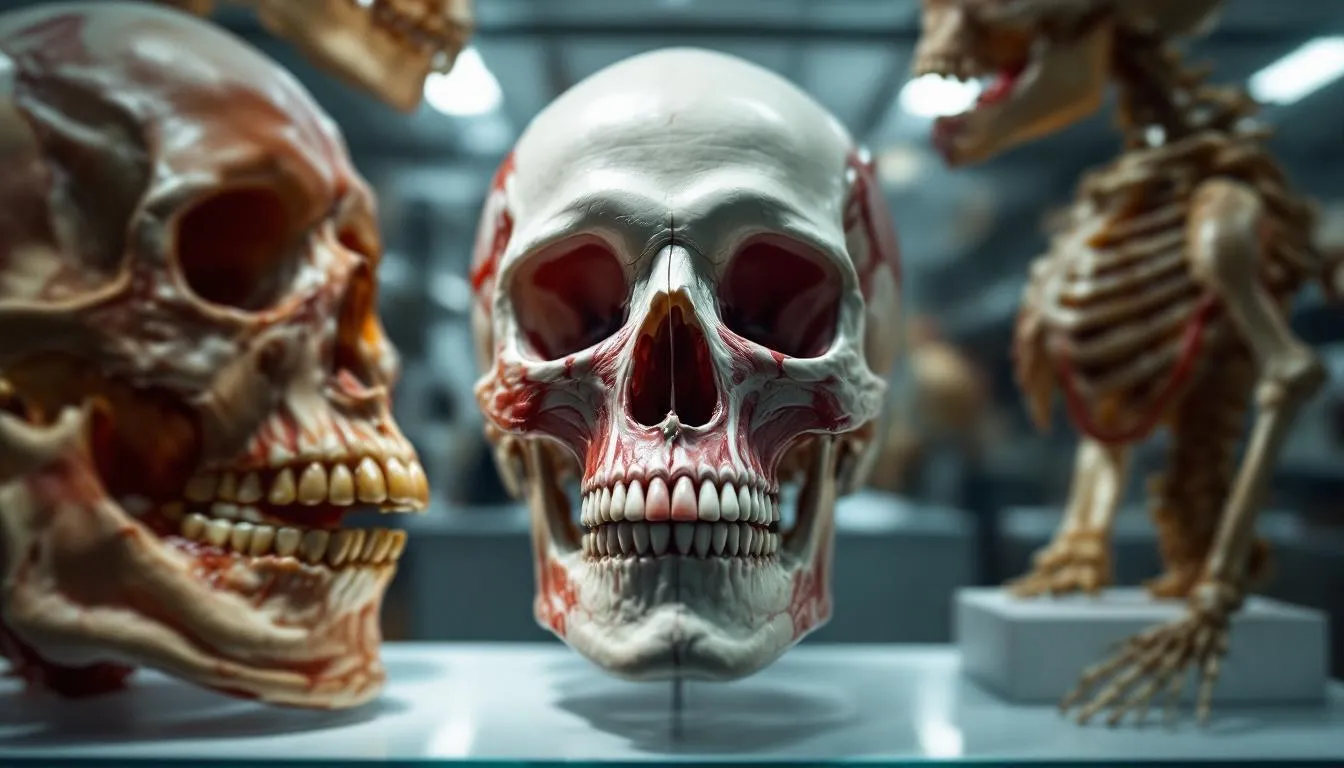 Editorial photograph representing the concept of comparative anatomy