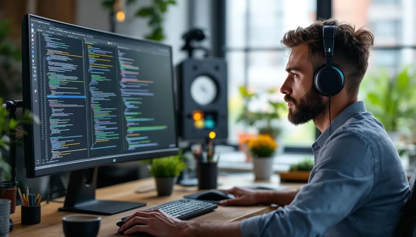 Editorial photograph representing the concept of computer graphics