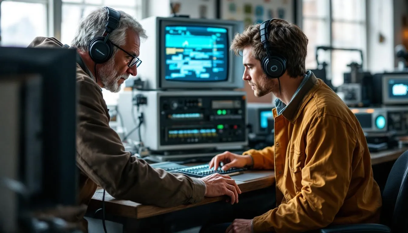 Editorial photograph representing the concept of computing history