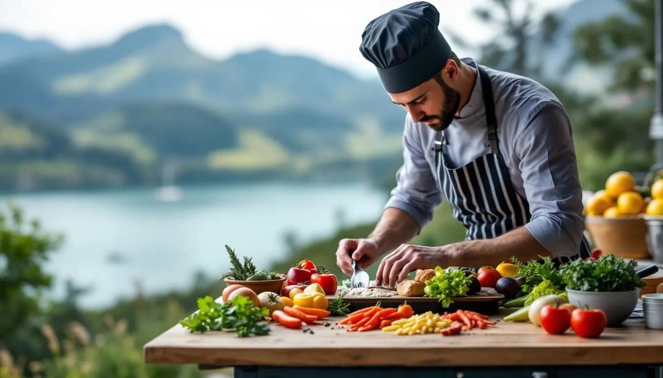 Editorial photograph representing the concept of cooking