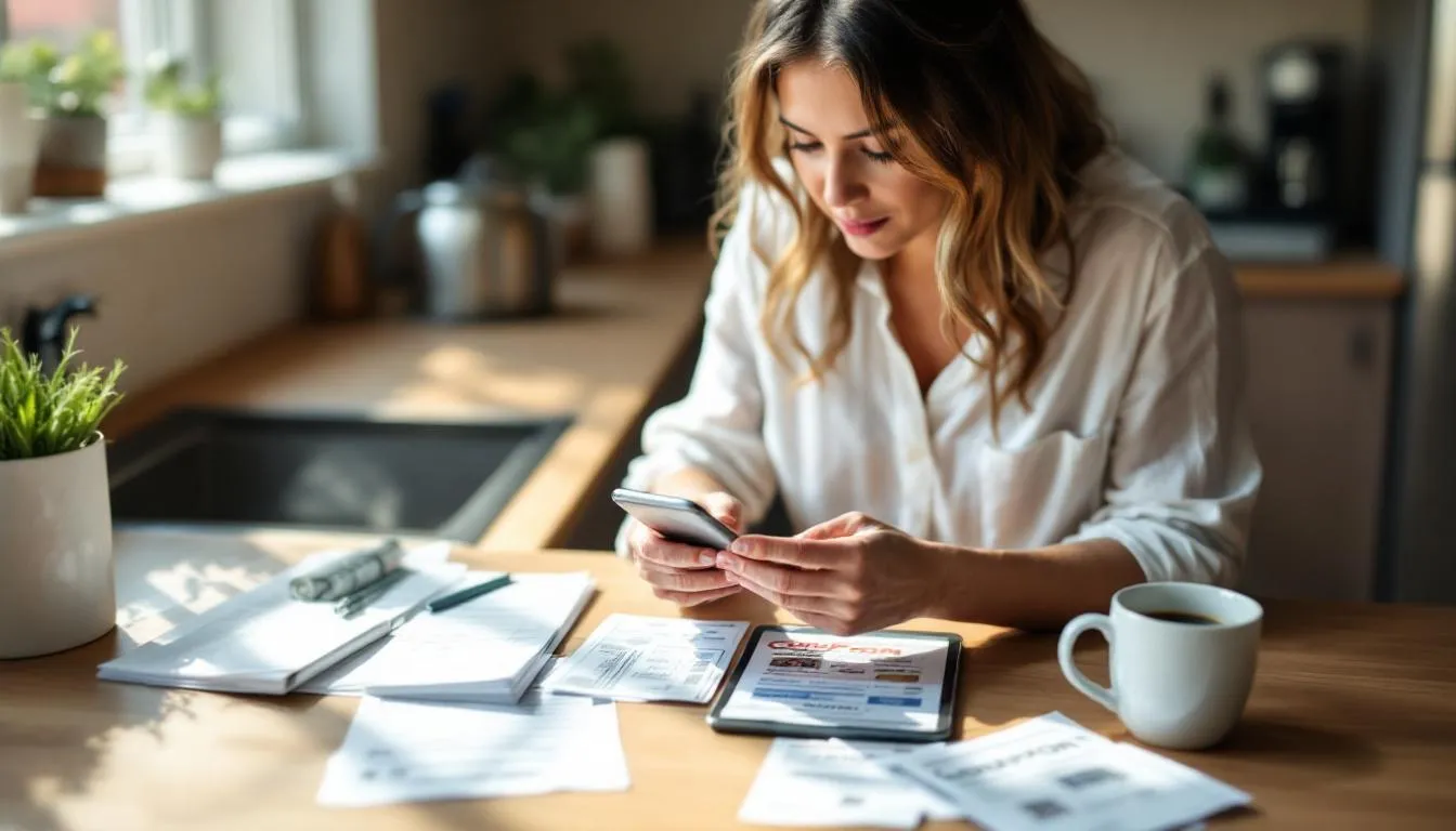 Editorial photograph representing the concept of couponing