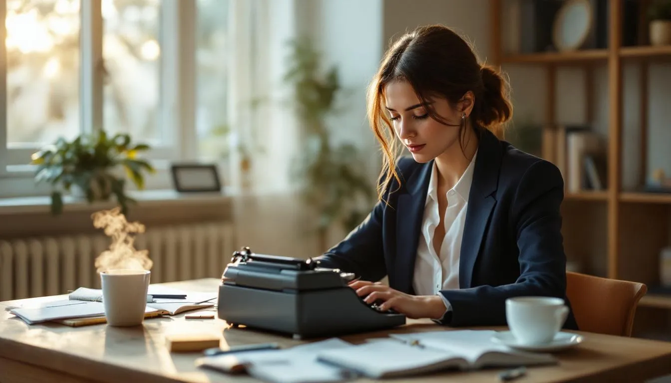 Editorial photograph representing the concept of creative writing