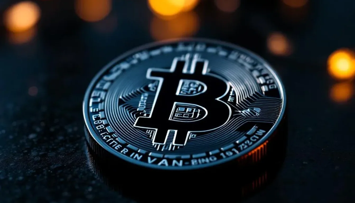 Editorial photograph representing the concept of cryptocurrency