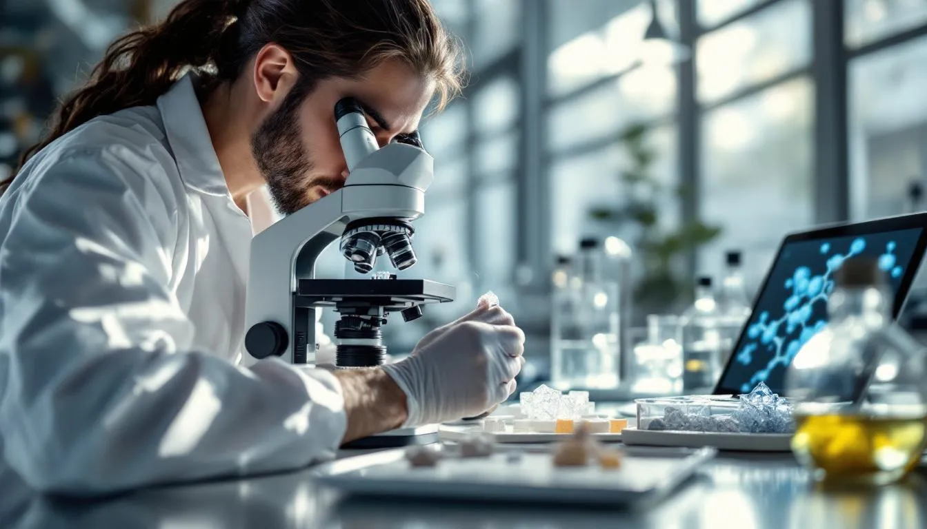 Editorial photograph representing the concept of crystallography