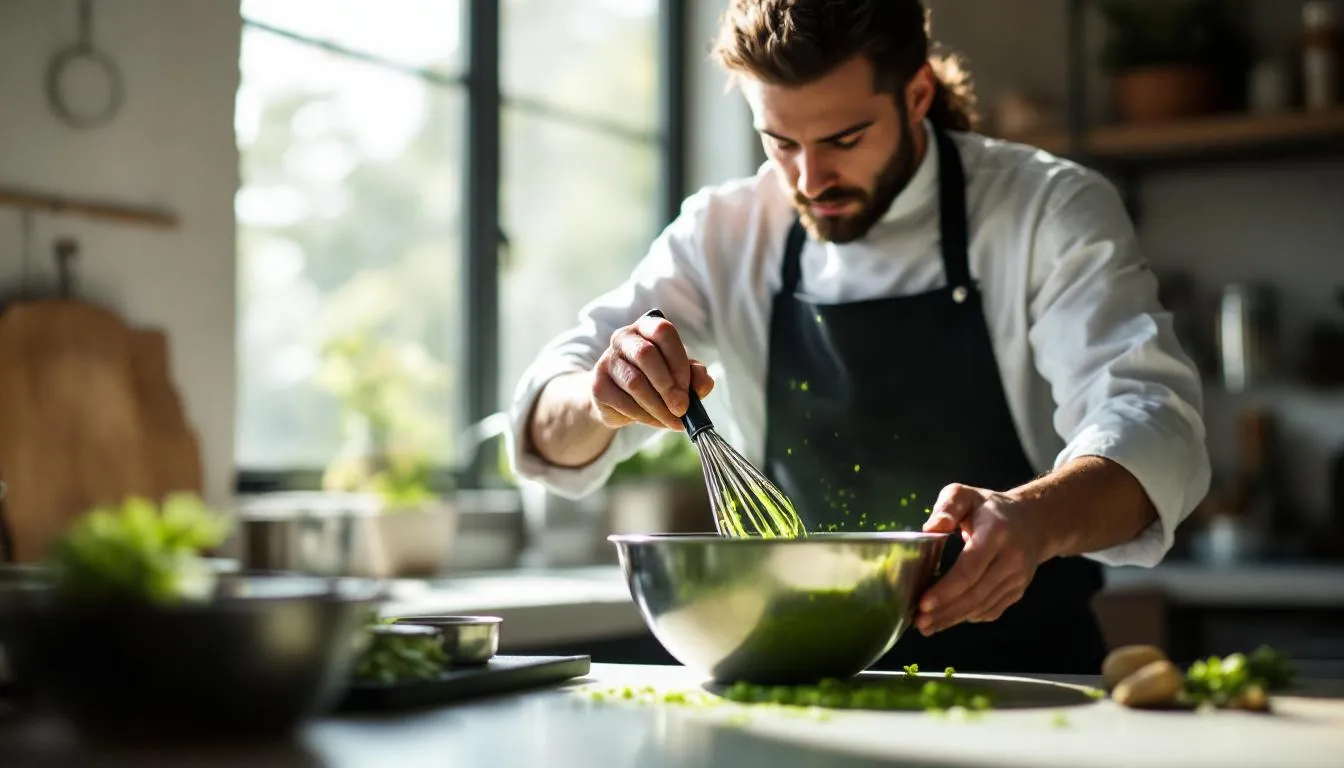 Editorial photograph representing the concept of culinary arts