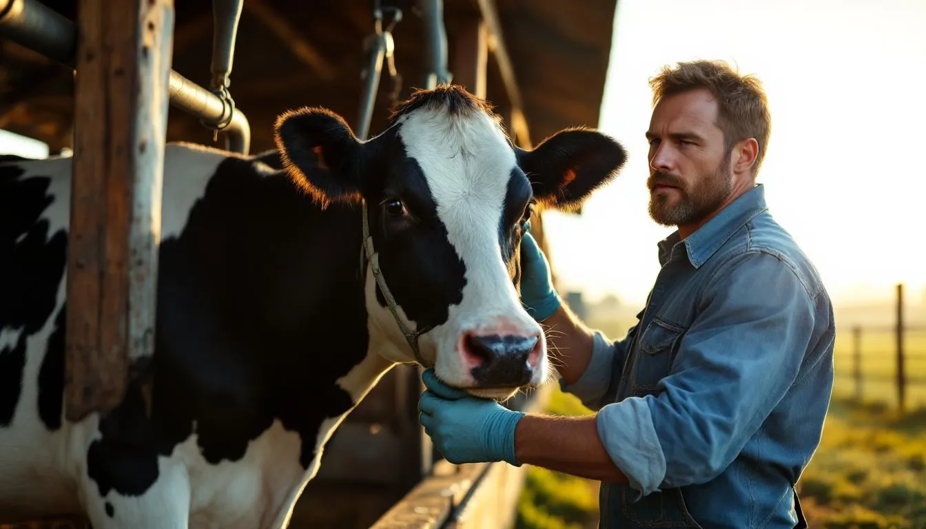 Editorial photograph representing the concept of dairy farming