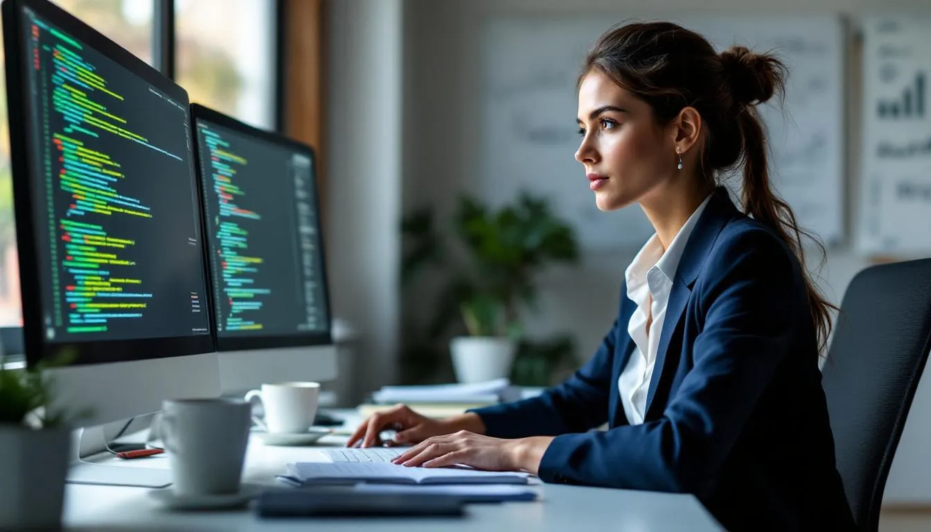 Editorial photograph representing the concept of data science