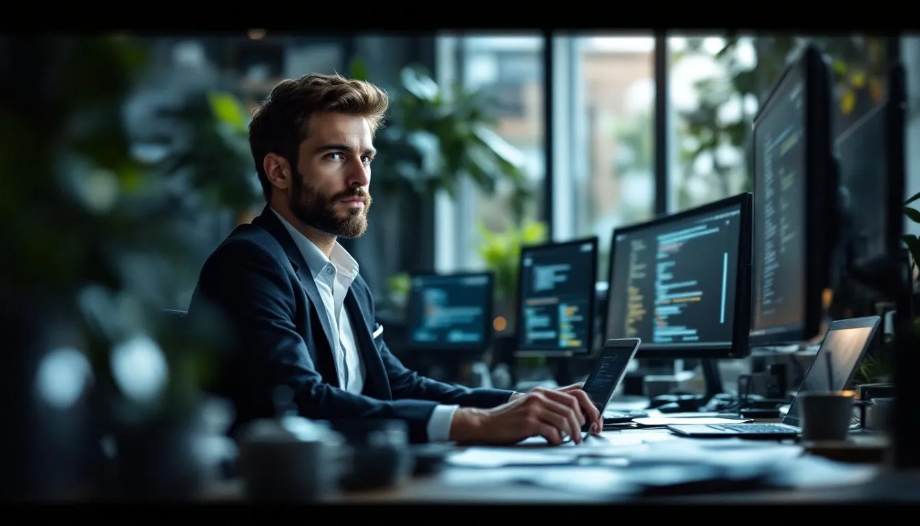 Editorial photograph representing the concept of database administration