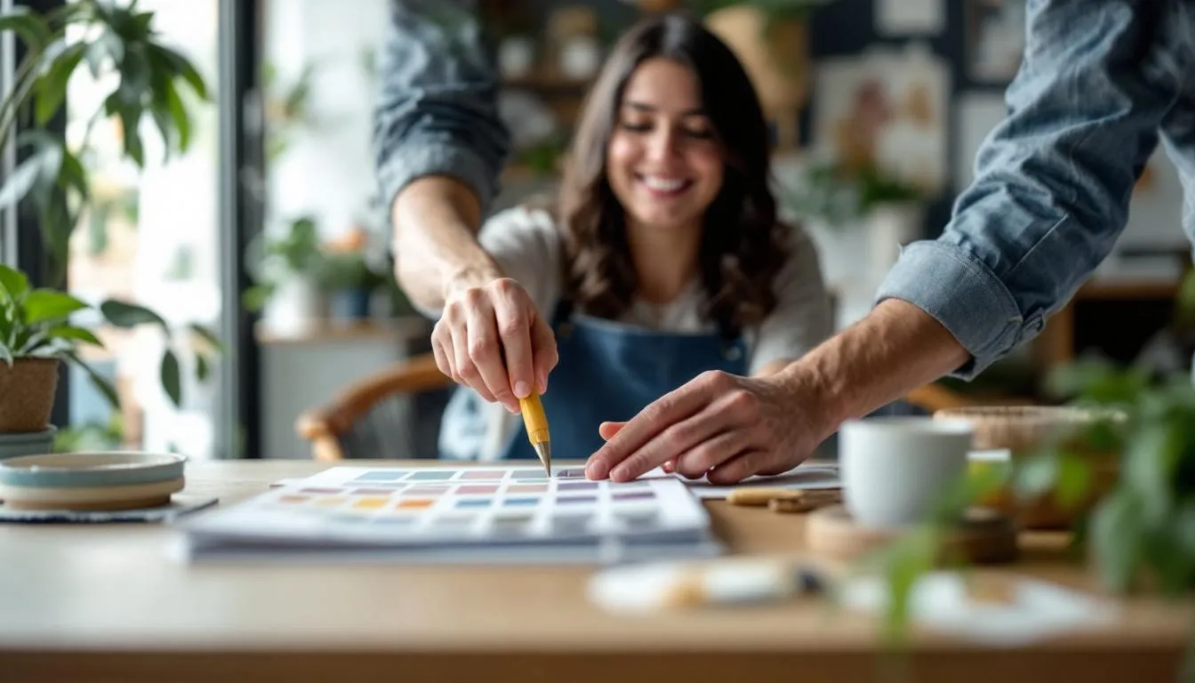 Editorial photograph representing the concept of decorating