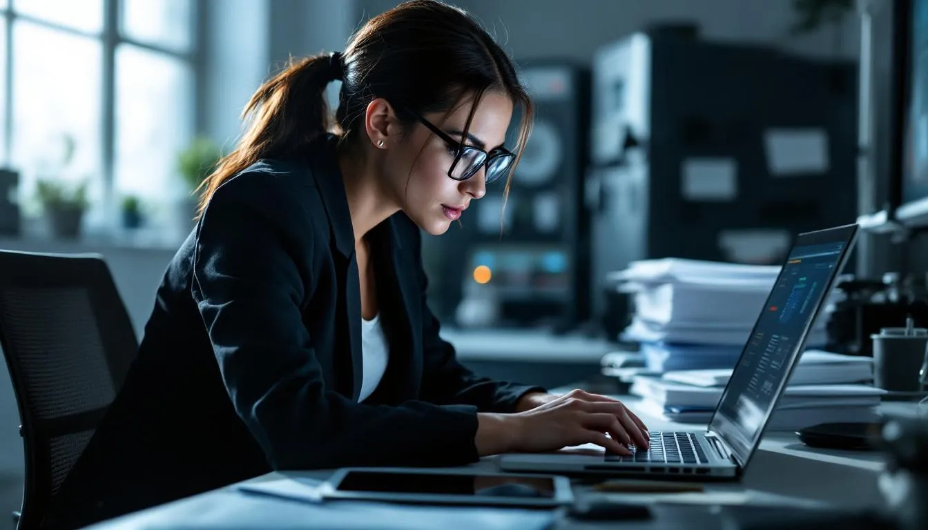 Editorial photograph representing the concept of digital forensics