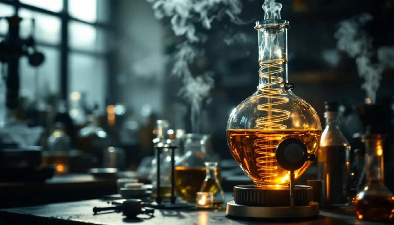 Editorial photograph representing the concept of distillation