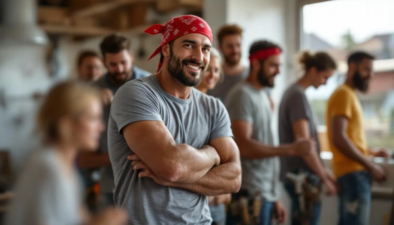 Editorial photograph representing the concept of diy home improvement