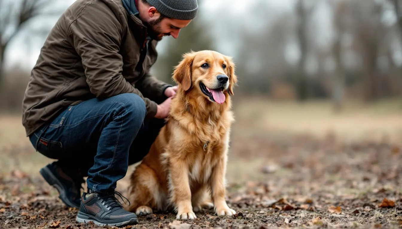 Editorial photograph representing the concept of dog training