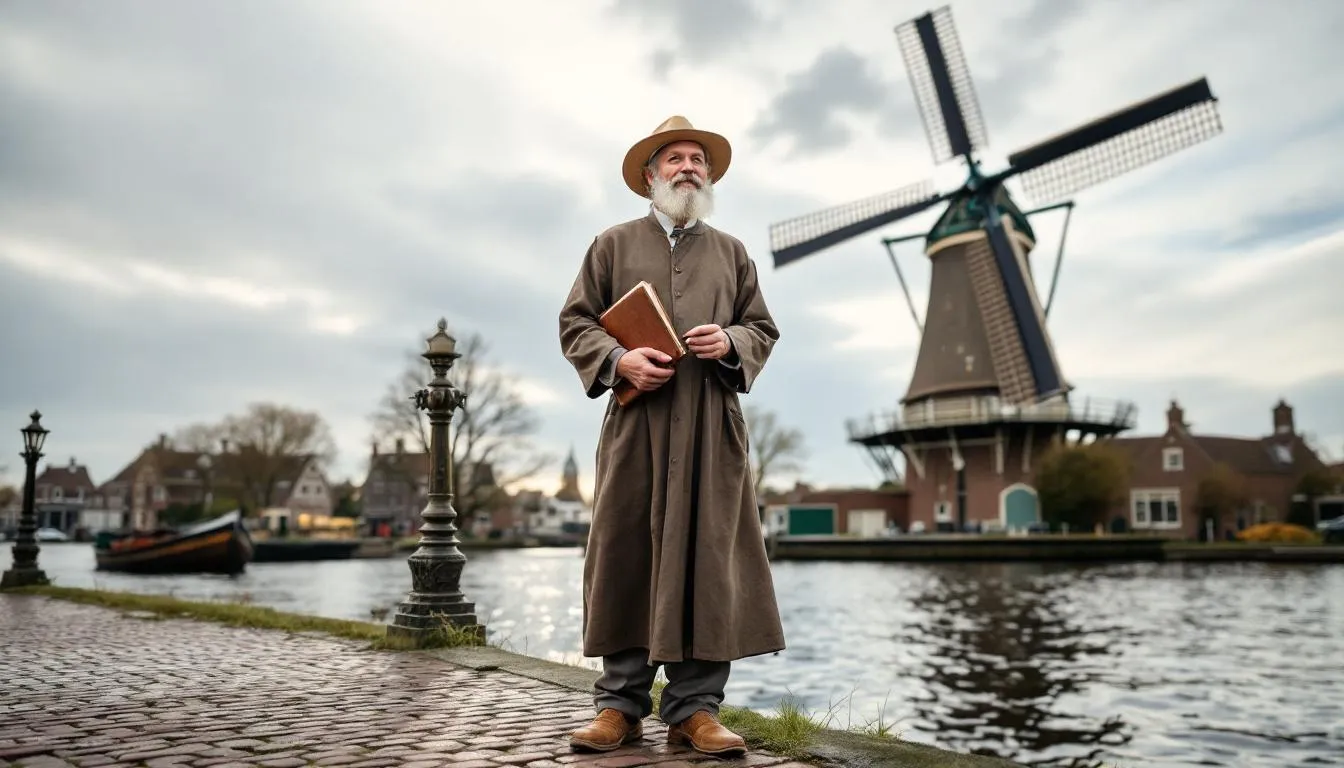 Editorial photograph representing the concept of dutch history