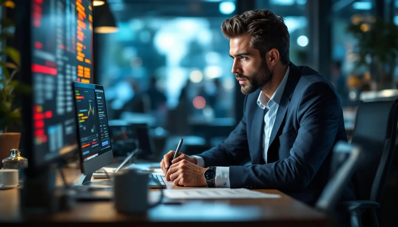 Editorial photograph representing the concept of economics