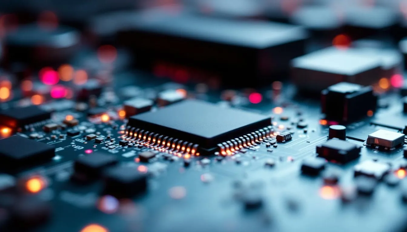 Editorial photograph representing the concept of electronics