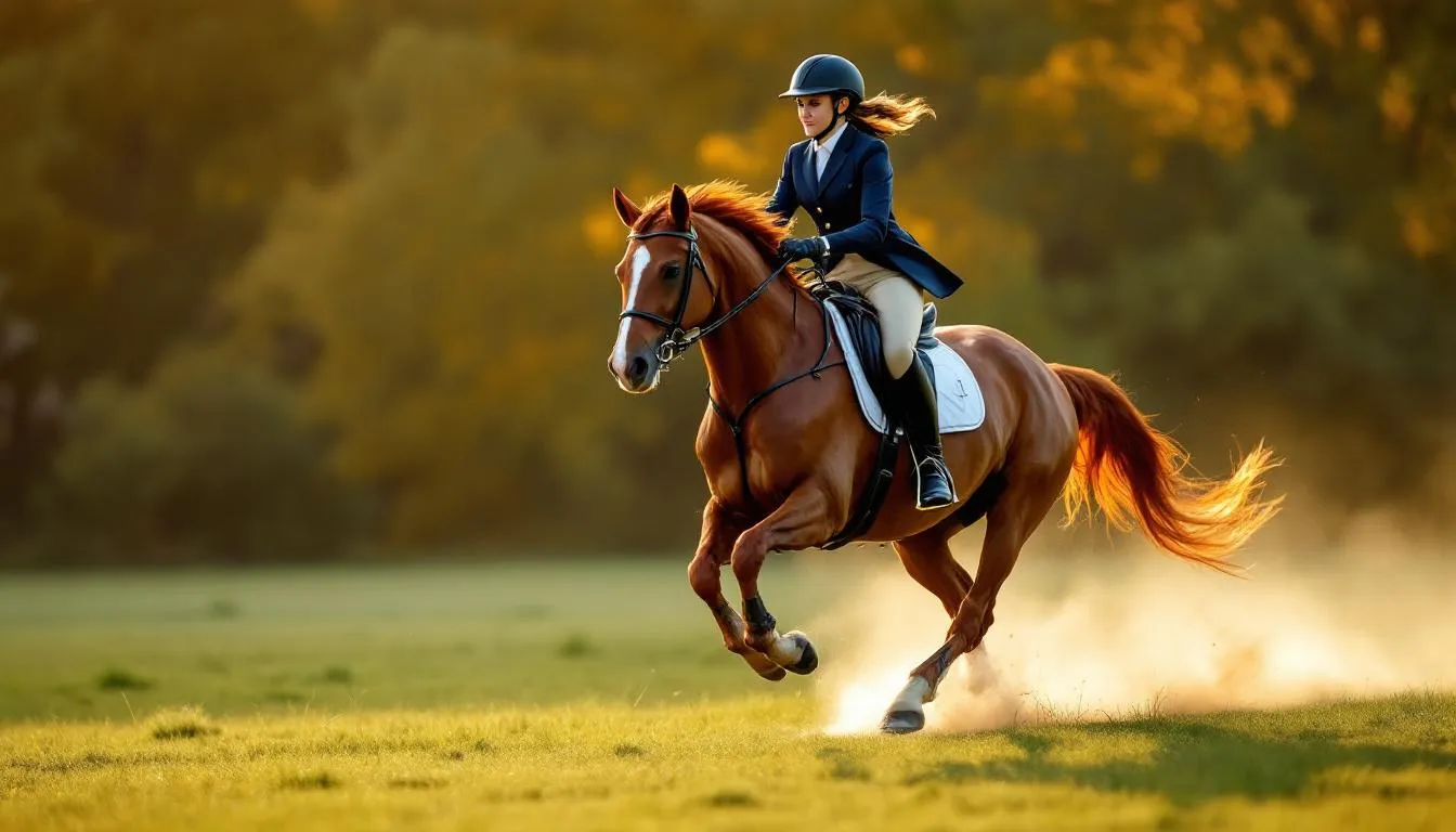 Editorial photograph representing the concept of equestrianism