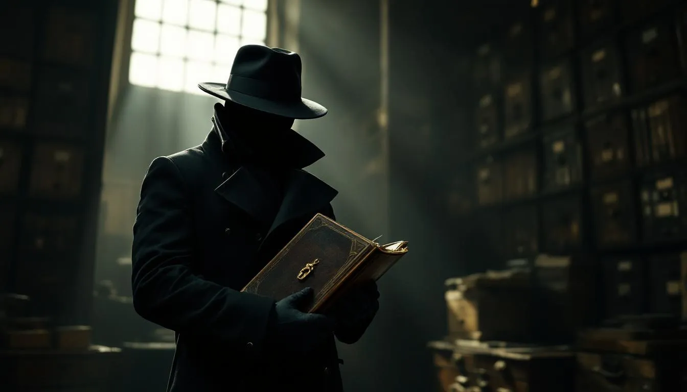 Editorial photograph representing the concept of espionage history