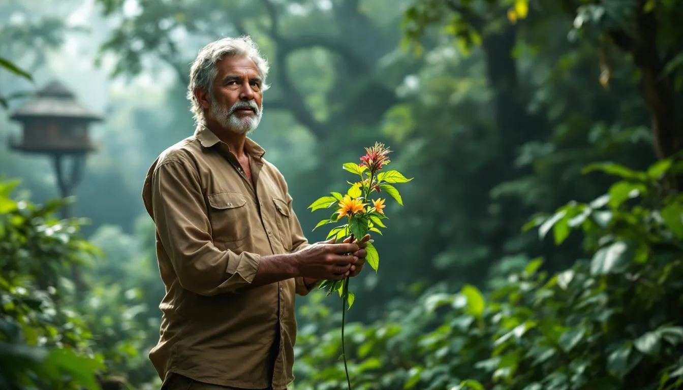 Editorial photograph representing the concept of ethnobotany