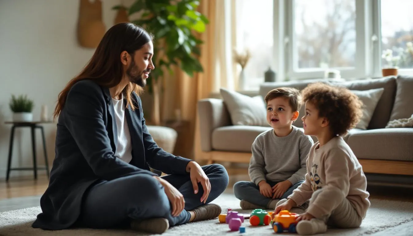 Editorial photograph representing the concept of family therapy