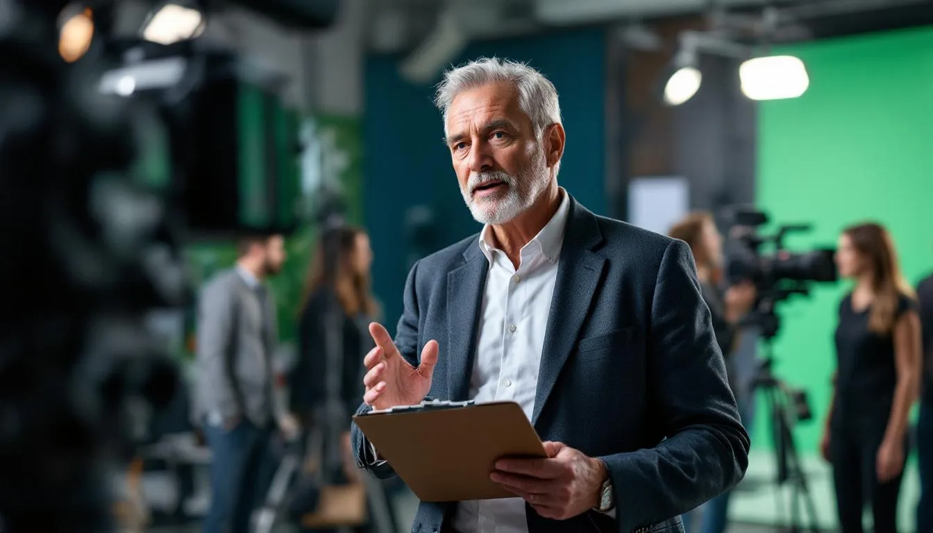 Editorial photograph representing the concept of film direction