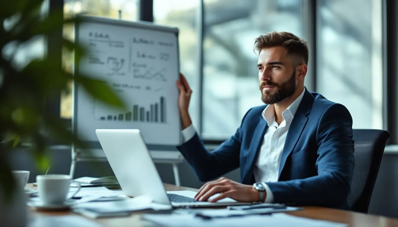 Editorial photograph representing the concept of financial modeling