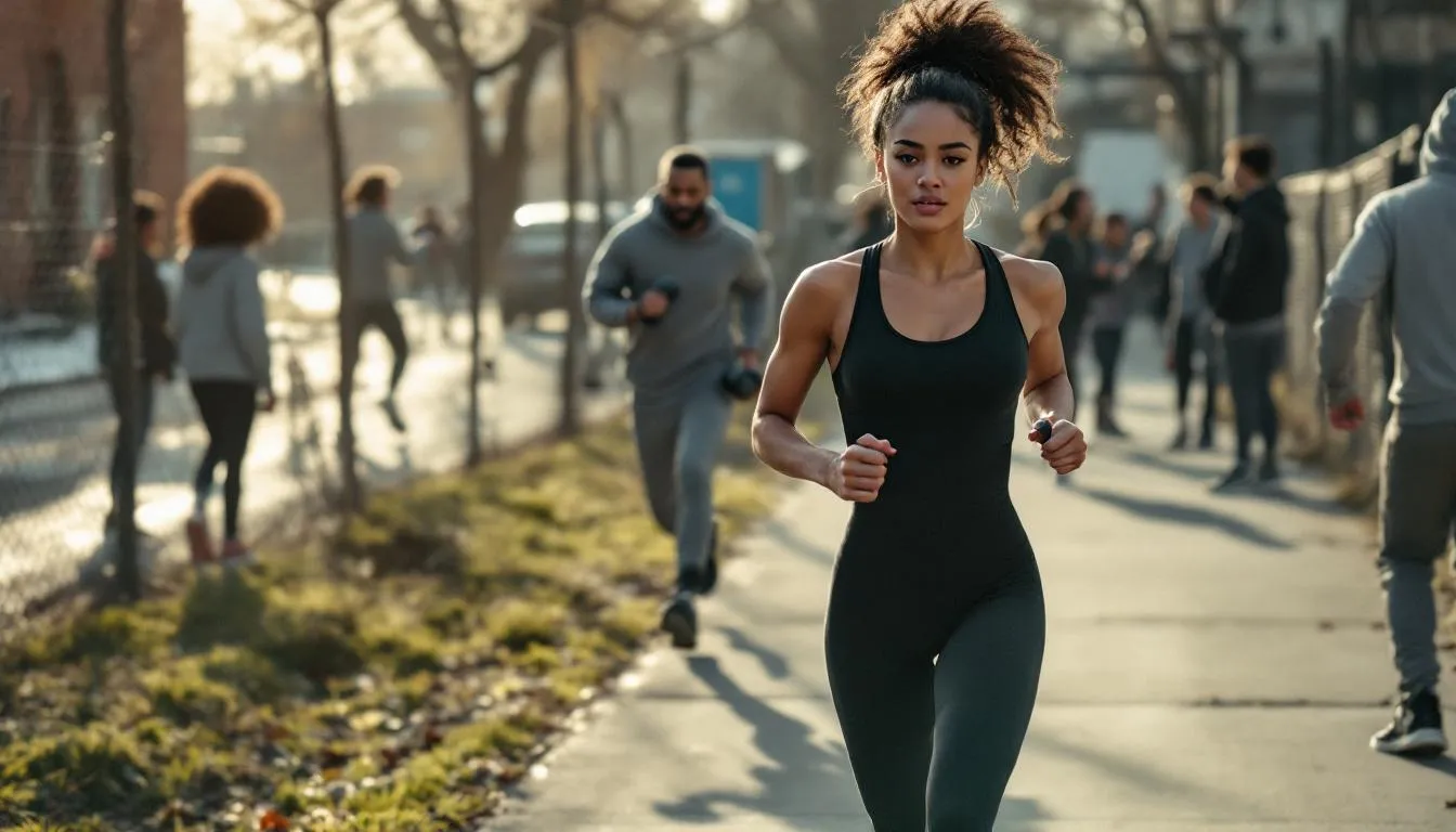 Editorial photograph representing the concept of fitness